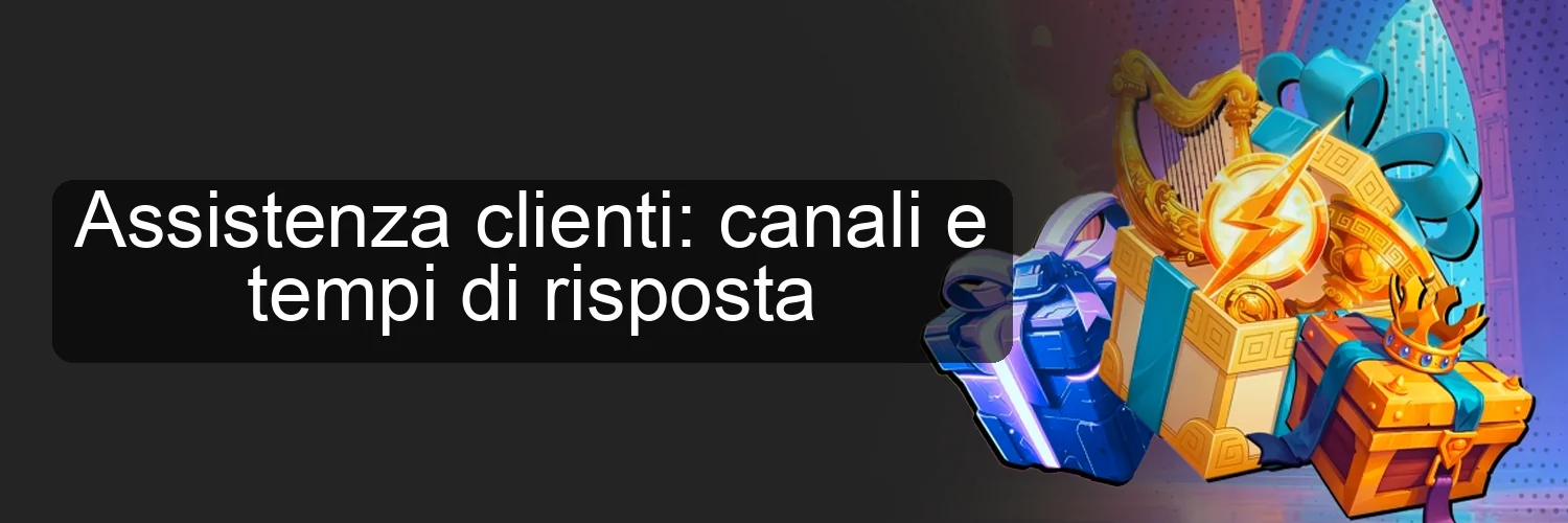 Assistenza clienti: canali e tempi di risposta